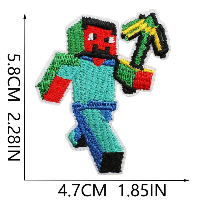 Minecraft 'Steve' Embroidered Patch