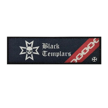 Warhammer 'Black Templars' Embroidered Velcro Patch