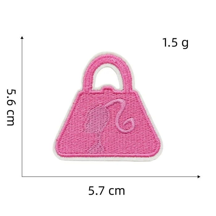 Barbie 'Pink Handbag' Embroidered Patch