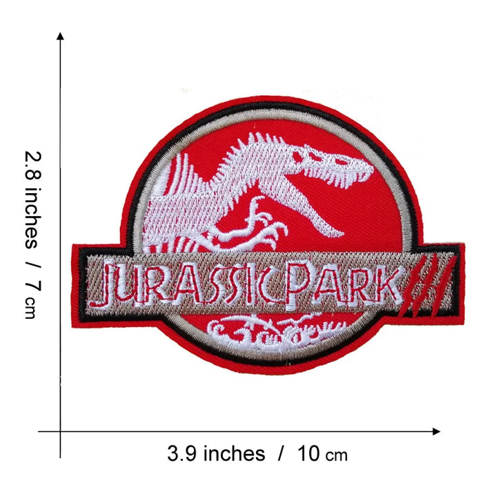 Jurassic Park 3 'Logo' Embroidered Patch