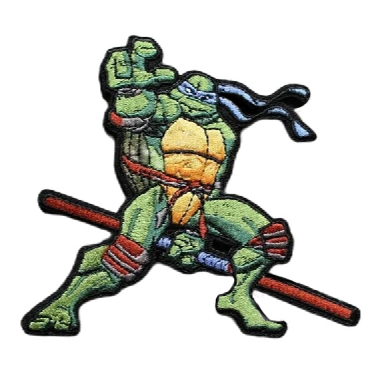 Teenage Mutant Ninja Turtles 'Donatello' Embroidered Velcro Patch