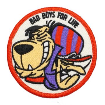 Wacky Races 'Muttley and Dick | Bad Boys For Life' Embroidered Velcro Patch