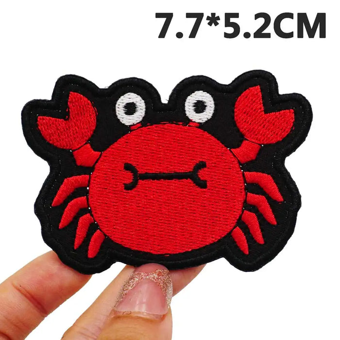 Crab Embroidered Patch