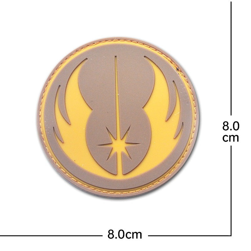 Empire and Rebellion 'Jedi Order Symbol | 2.0' PVC Rubber Velcro Patch