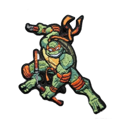 Teenage Mutant Ninja Turtles 'Michelangelo | Posing' Embroidered Velcro Patch