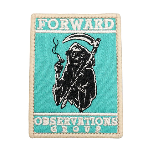 Grim Reaper 'Forward Observations Group' Embroidered Velcro Patch Grim Reaper 'Forward Observations Group' Embroidered Velcro Patch