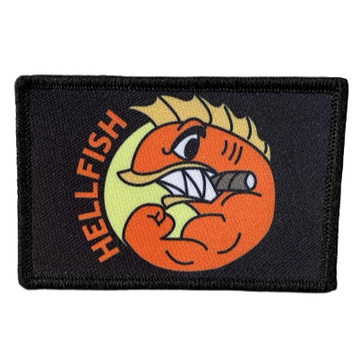 Springfield 'Hellfish | Rectangle' Embroidered Velcro Patch