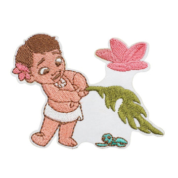 Moana 'Baby Moana | Helping Sea Turtle' Embroidered Patch
