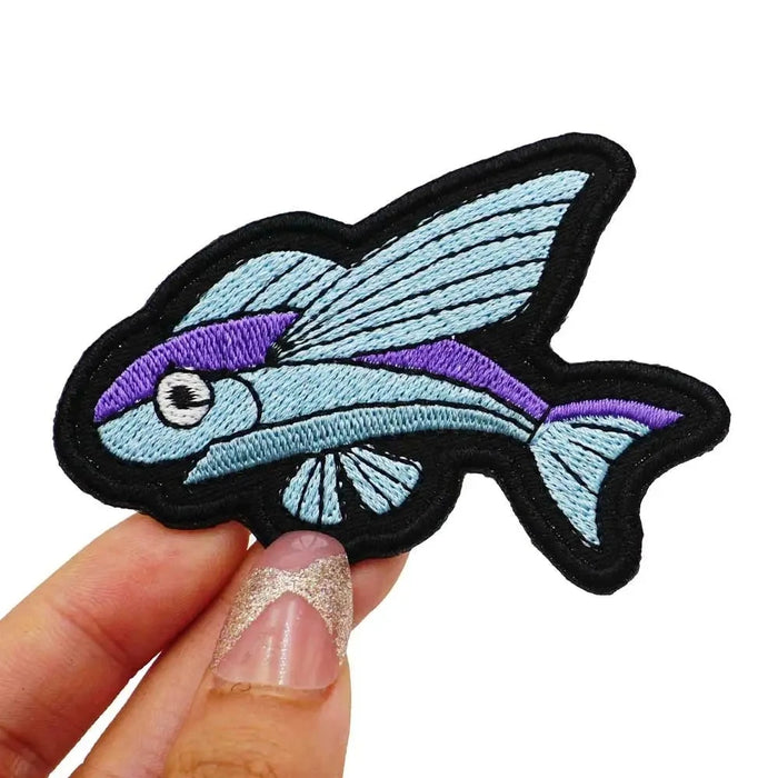 Atlantic Flying Fish '1.0' Embroidered Velcro Patch