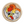Load image into Gallery viewer, Flaming Fighting Chicken 'Round' Embroidered Velcro Patch