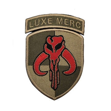 Empire and Rebellion 'Empire and Rebellion Skull | Luxe Merc' Embroidered Velcro Patch