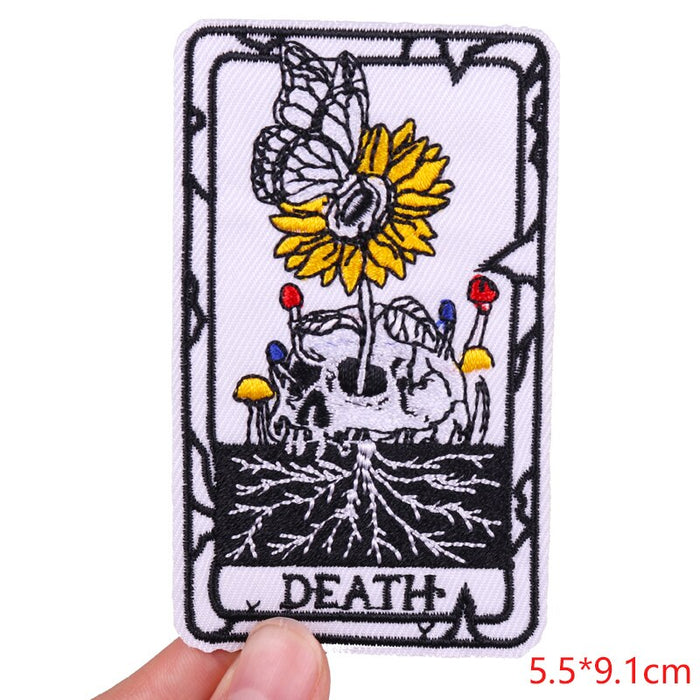 Tarot Card 'Death' Embroidered Patch
