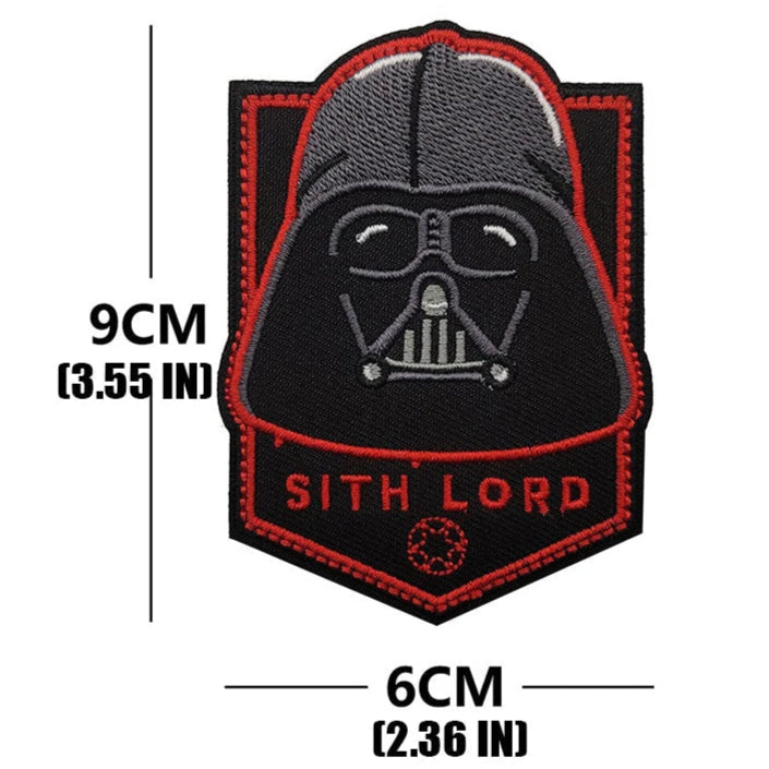Empire and Rebellion 'Sith Lord' Embroidered Velcro Patch