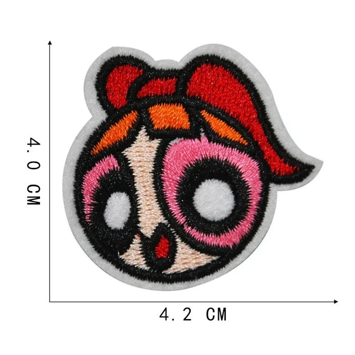The Powerpuff Girls 'Blossom | Head' Embroidered Patch