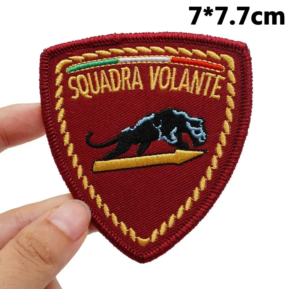 U24 Toppa Ostpreussen Ricamata 8x5 Cm - Patch Con Stemma Paese Squadra Da Cucire O Stirare