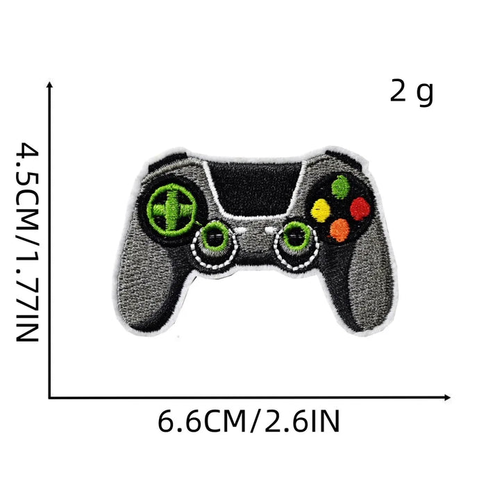 Gaming 'Game Controller' Embroidered Patch