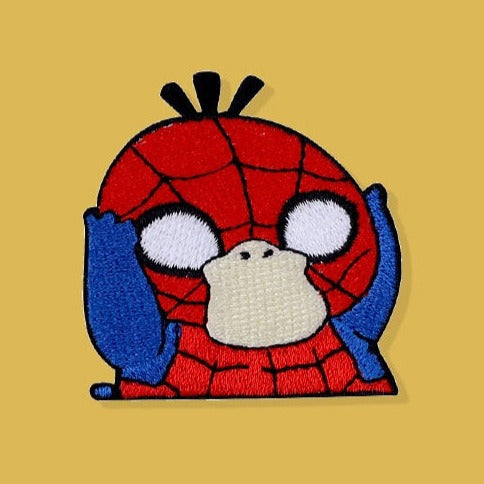 Pocket Monster 'Psyduck x Spider-Man' Embroidered Patch