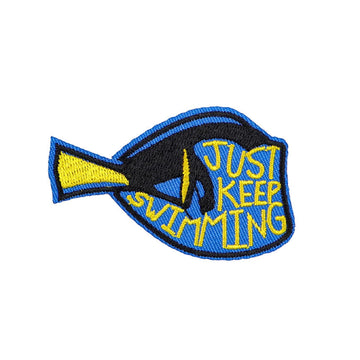 Finding Nemo ‘ Dory | Just Keep Swimming’ Embroidered Patch
