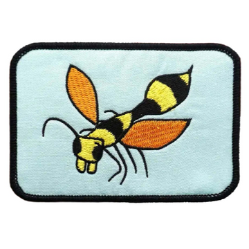 Hornet 'Square' Embroidered Velcro Patch
