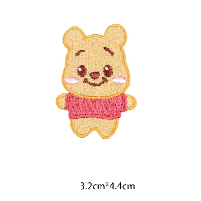 Winnie the Pooh 'Baby Pooh | Happy' Embroidered Patch