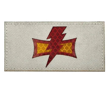 Warhammer 'White Scars Lightning | Reflective' Embroidered Velcro Patch