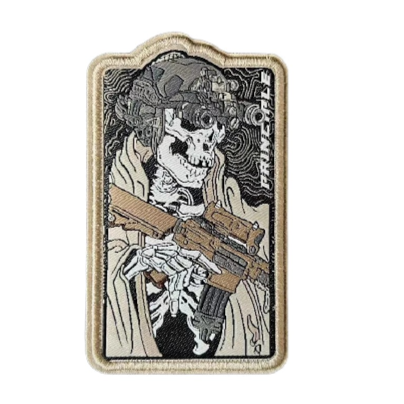 skull with night vision goggles Tactical Skull 'Night Vision Goggles' Embroidered Velcro Patch
