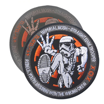 Empire and Rebellion 'You're Messing With The Wrong Crew' Embroidered Velcro Patch