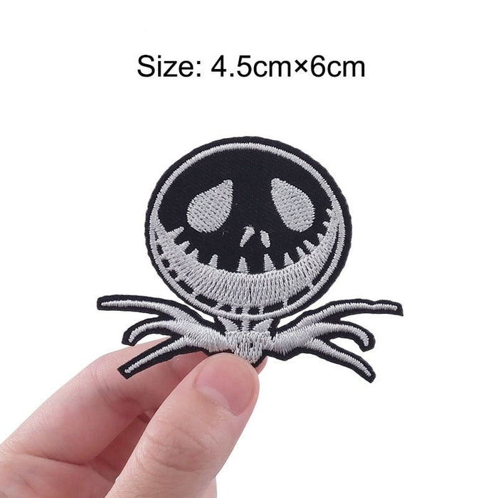 The Nightmare Before Christmas 'Jack Skellington | Head | 1.0' Embroidered Patch