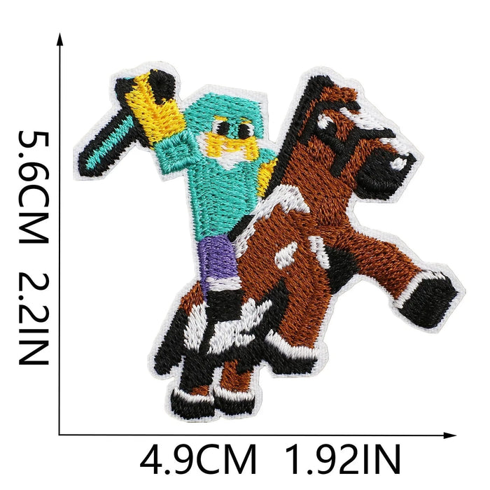 Minecraft 'Herobrine | Riding Horse' Embroidered Patch