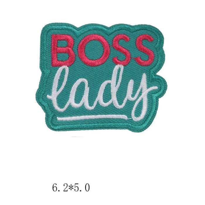 Boss Lady Embroidered Patch