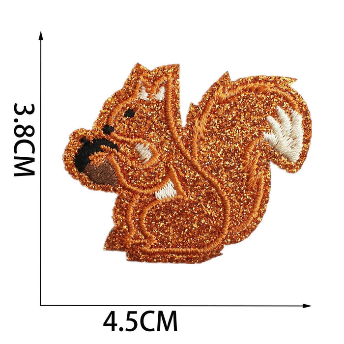 Christmas 'Squirrel' Embroidered Patch