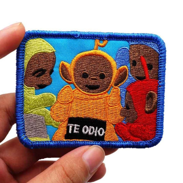 Teletubbies 'Dipsy | Laa-Laa | Po | Tinky-Winky' Embroidered Velcro Patch