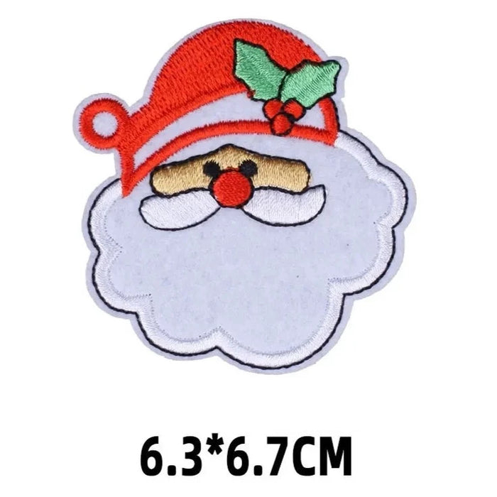 Christmas 'Santa Claus | Head 1.0' Embroidered Patch