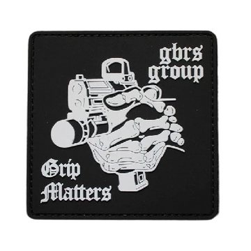 Cool 'Grip Matters | Gbrs Group' PVC Rubber Velcro Patch