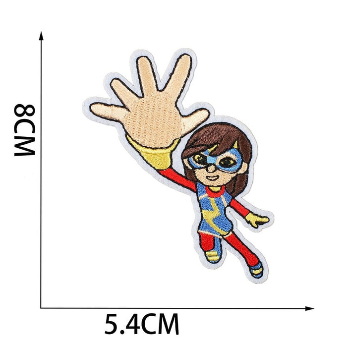 Captain Marvel 'Ms. Marvel | Stretchy Arm' Embroidered Patch