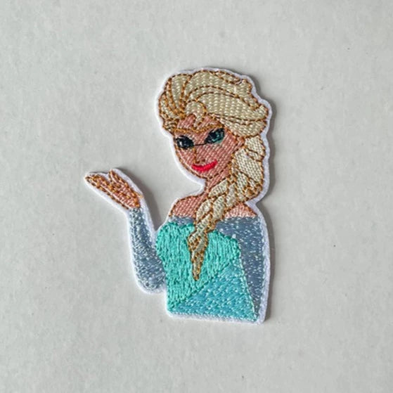Frozen 'Elsa | Serious' Embroidered Patch