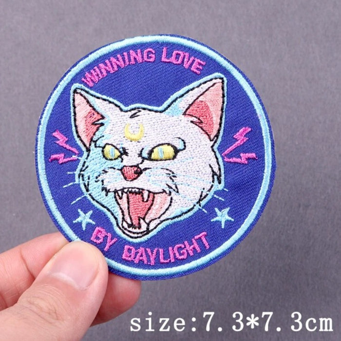 Sailor Moon 'Angry Artemis | Winning Love By Daylight' Embroidered Patch