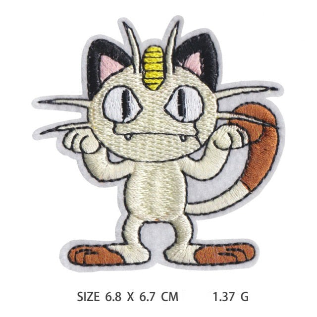 Pocket Monster 'Meowth | Scratch Cat 1.0' Embroidered Patch
