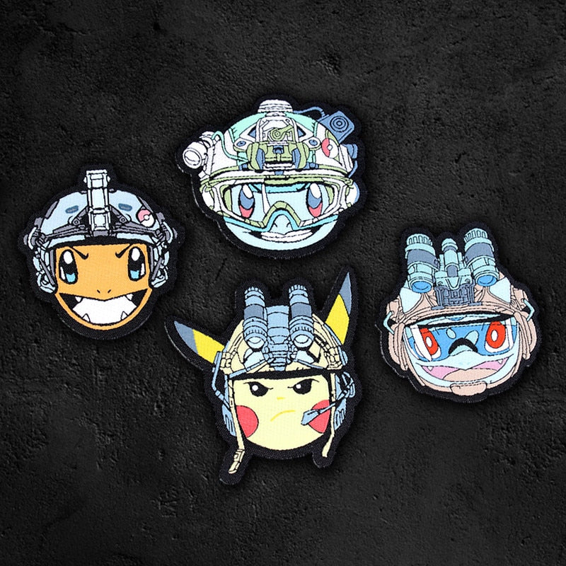 Pocket Monster 'Tactical | Bulbasaur' Embroidered Velcro Patch