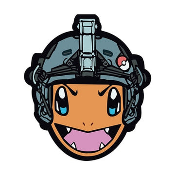 Pocket Monster 'Tactical | Charmander' Embroidered Velcro Patch