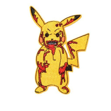 Pocket Monster 'Bloody Pikachu' Embroidered Patch