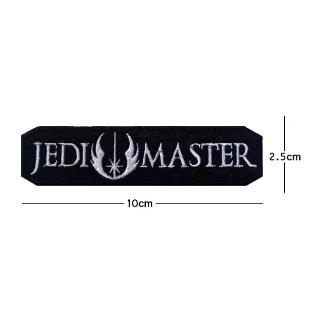 Empire and Rebellion 'Jedi Master | 4.0 ' Embroidered Velcro Patch