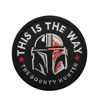 Empire and Rebellion Empire and Rebellion 'This Is The Way | The Bounty Hunter' Embroidered Velcro Patch