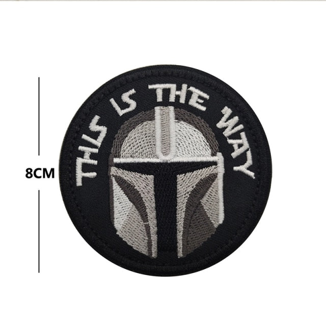 Empire and Rebellion Empire and Rebellion Bounty Hunter 'This Is The Way | 1.0' Embroidered Velcro Patch