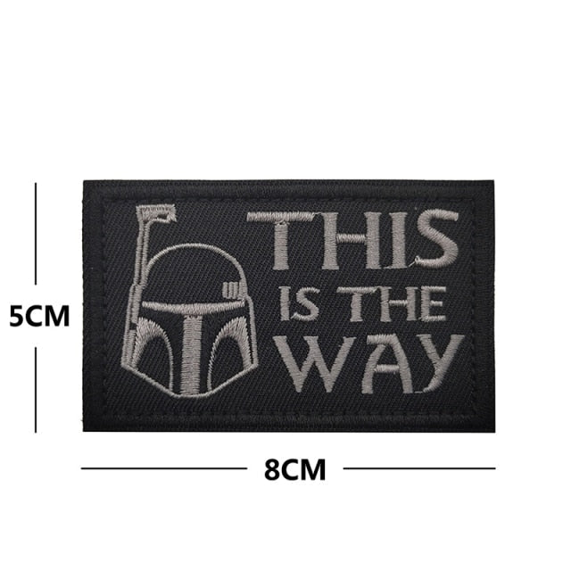 Empire and Rebellion 'Empire and Rebellion | This Is The Way' Embroidered Velcro Patch