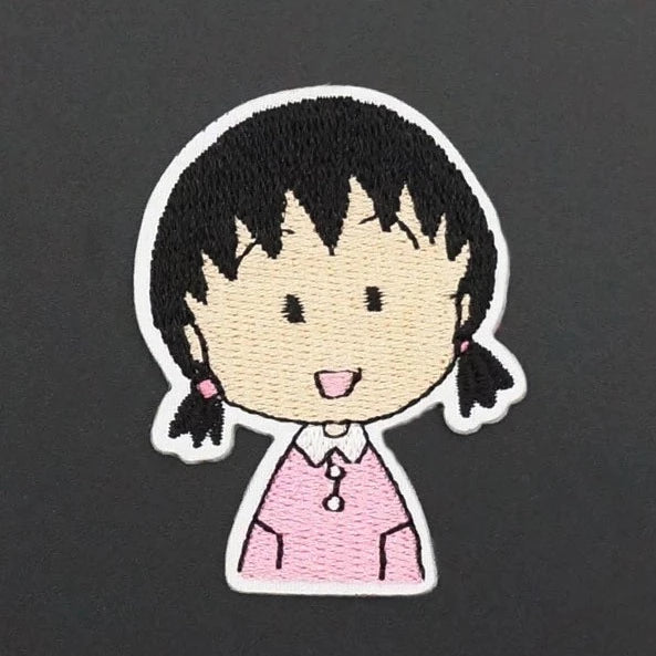 Chibi Maruko-chan 'Sakiko Sakura' Embroidered Patch