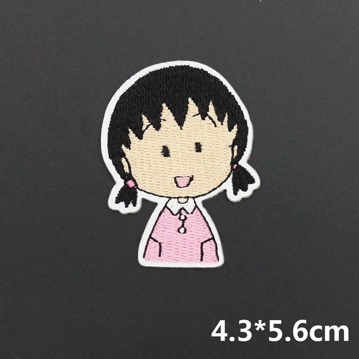 Chibi Maruko-chan 'Sakiko Sakura' Embroidered Patch