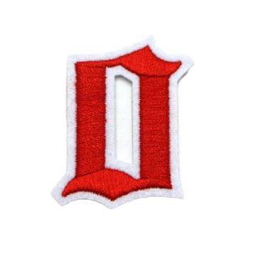 Gothic Number 'Zero' Embroidered Patch