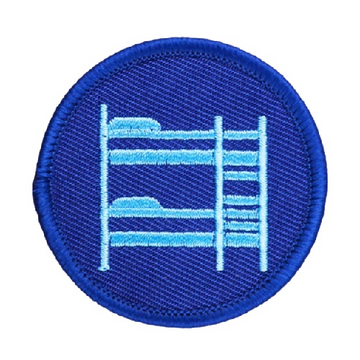 Boy Scout Badge 'Cabin' Embroidered Patch