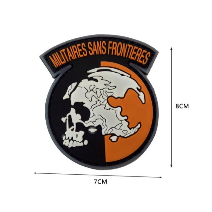 Metal Gear 'Militaires Sans Frontieres | 1.0' PVC Rubber Velcro Patch